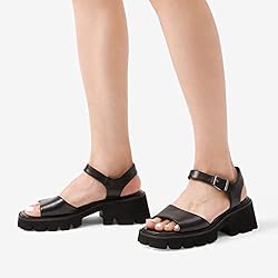 DREAM PAIRS Women's SDHS2316W Lug Sole Low Platform