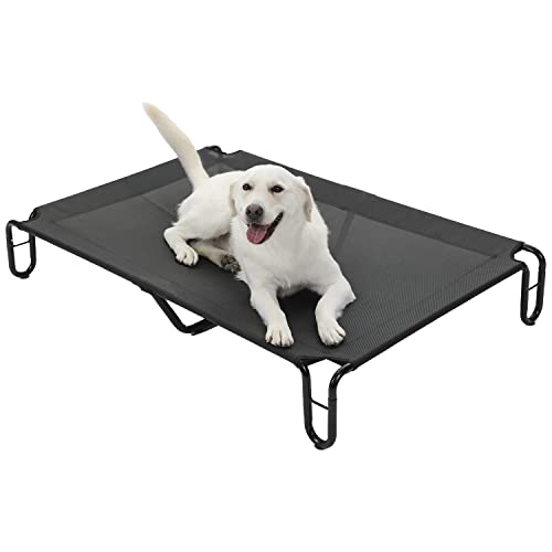 pettycare Outdoor Elevated Dog Bed Cot, Raised Dog Cots Beds, No Screws