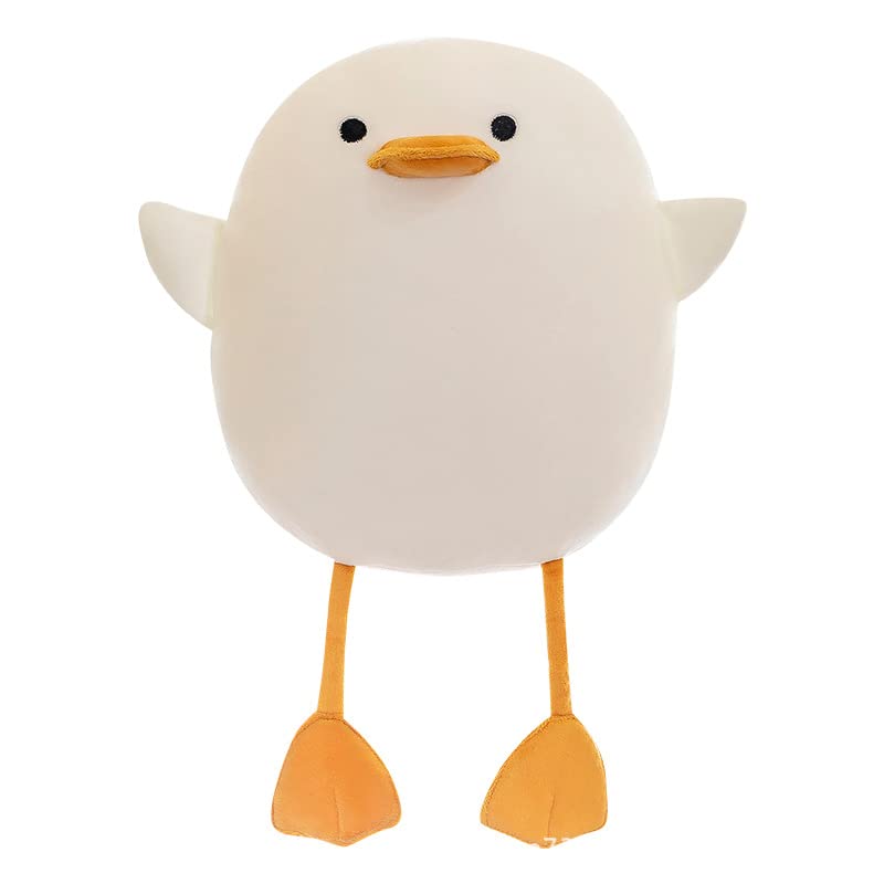 JOSON Duck Stuffed Animals, Cute Duck Plush Pillow, Christmas, Valentine's Day Gifts (White 13.7 inches)