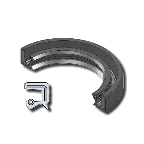 Retentor De Óleo EAI 40x52x8mm - Duplo Lábio Com Mola Em Nitrilo