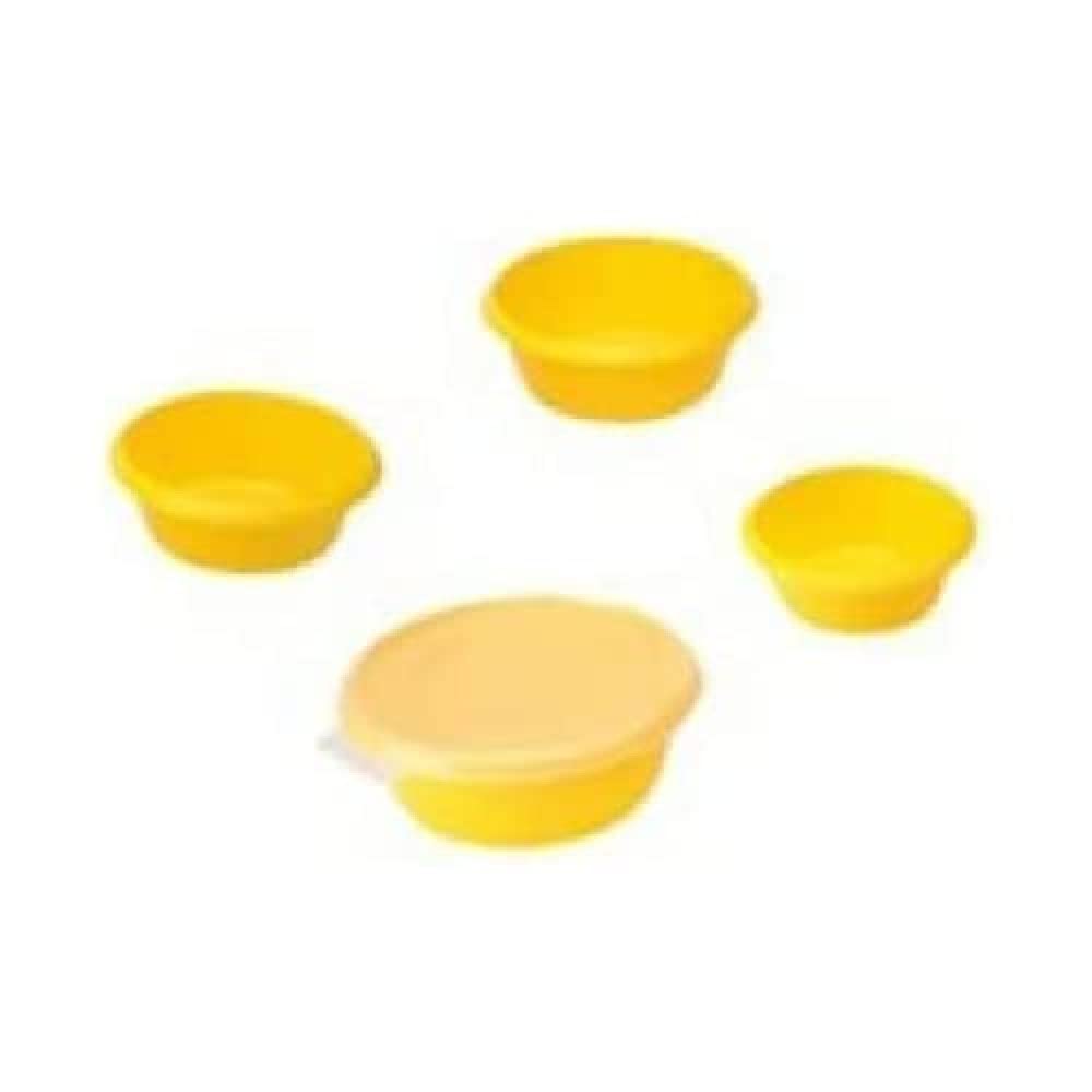 Neolab 8 1206 Laboratory Bowls with Lids, Set of 4, Raspberry/Lime, 20 mm/32 mm Diameter (Pack of 4)