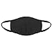 Breathing Dustproof Mask - Safety Reuseable Washable Air Pollution Respirator with 4 Velvet Fabric Activated Carbon Filters - for Dust, Face and Outdoor Activities 2 Pack Black
