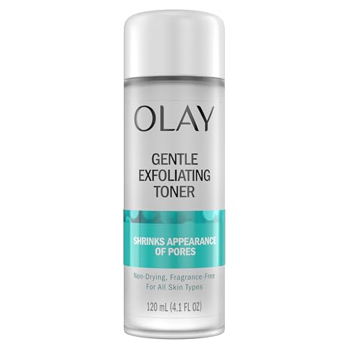 Olay Gentle Exfoliating Toner, Fragrance Free, 4.1 fl oz, Pore... 310d IOZdzL