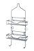 SunnyPoint NeverRust Muti-Function Aluminum Shower Caddy, NeverRust Aluminum Shower Caddy Over the Shower Head/Over The Door. Rust Proof
