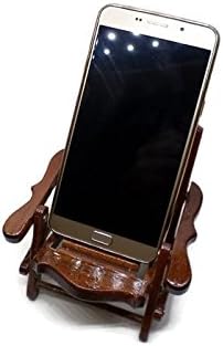 Hand Made Unique Wooden Cellphone Stand Mini Thai Style Chair (Fold Away)