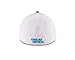 New Era NFL Carolina Panthers 2016 Training Camp Team Color 39THIRTY Stretch Fit Cap, Medium/Large, White/Gray Heather