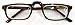 High Magnification, Unisex Readers, Half Frame, 6.00 Strength, by American Reading Glasses