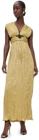 sabina musayev savory v neck front slit maxi dress Amazon.com: Sabina Musayev Women's Savory Dress, Rust, Brown, Metallic,  Print, S : Clothing, Shoes & Jewelry