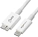 Amazon Basics USB-C to Micro USB 3.1 Gen2 Charger Cable - 3 Feet (0.9 Meters) - White