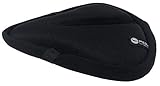 Pedal To The Medal Gel Bike Seat Cover – Extra Soft and Wide Gel Bicycle Seat, Stationary Bike Seat Cushion, Spin Bike, Road Bike, or Mountain Bike Saddle – Water and Dust Resistant Cover