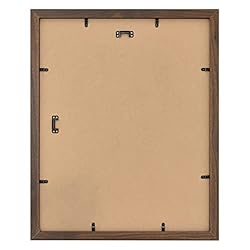 MCS Studio Gallery Frame, Walnut Woodgrain, 16 x 20