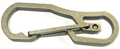 Titanium EDC Lightweight Hanging Buckle KeyChain KeyRing (color2)