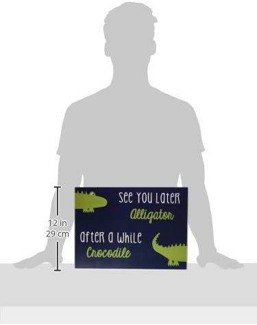 The Kids Room By Stupell Art Wall Plaque See You Later Alligator After A While Crocodile 11 X 0 5 X 15 Proudly Made In Usa Buy Online At Best Price In Uae Amazon Ae