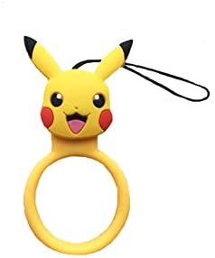フィンガーストラップ 携帯ストラップ スマホ ストラップ リングストラップ シリコン ソフト 落下防止 ポケモン ピカチュウ