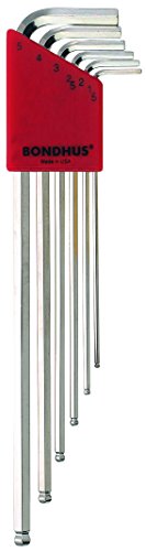 Bondhus 17046 Set 6 BriteGuard Plated Ball End