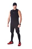 Kutting Weight Neoprene Weight Loss Sauna Suit Tank Top | Sauna Suit Compression Tights| Sauna Suit Shorts