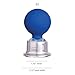 Lure Essentials Glass Face and Body Cupping Cup Size 1 Large Massage Cup for Face, Chest, Cellulite and Lymphatic Drainage
