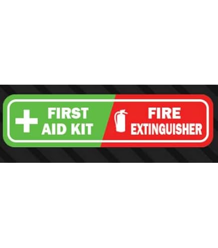 Emergency Start Fiat Fire Extinguisher And First Aid Kit In Vehicle ...