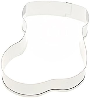 Meidus Christmas Stocking Shape Stainless Steel Cake Fondant Cutters Biscuit Baking Mold 7.56cm