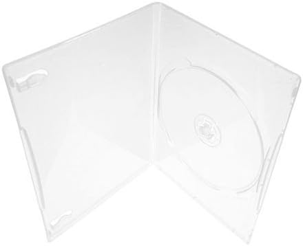 50 X Dragon Trading Single Clear Slim DVD CD BLU RAY Disc Cases With a 7mm Spine and Outer Sleeve For The Artwork Inlay. Store All Disc Formats Safely - Image 4