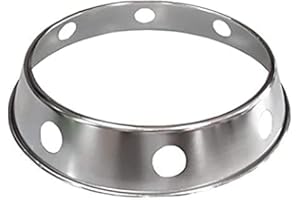 SUNRISE Kitchen Supply Plated Reversible Steel Wok Ring (8.25"/10.75")