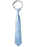 Spring Notion Boys' Satin Zipper Neck Tie