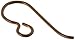 TierraCast Hypo-Allergenic Niobium Ear Wire French, Antique Copper, 5-Pair/Pack