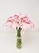 FRP Flowers 20 PCS Real Touch Calla Lily Latex Flowers for Artificial Floral Arrangements, Bridal Bouquets, and Home Decor (Pink)