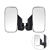 2020 Upgraded UTV Side View Mirrors, Adjustable Wide Rear Clear View with Shatter-Proof Tempered Glass, Moveland UTV Off Road Accessories for Polaris RZR, Can-Am, Kawasaki, kubota, Yamaha, Maverick-2