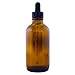 Amber Glass Bottle 4oz with Dropper(12 pack)