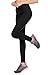 VIV Collection Plus Size Full Length Solid Brushed Leggings Yoga Waistband (Black)