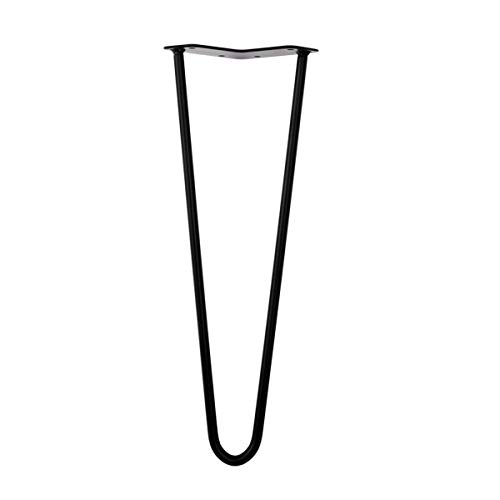 PENCK Hairpin Coffee Table Legs 22 Inch - 4 Easy to Install Metal Legs for Furniture - Mid Century Modern Legs for Dining and End Tables, Chairs, Home DIY Projects