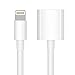 [Upgraded] Extension Cable (6 feet) for iPhone 6S, 6S Plus iPhone 7, 7Plus; Pass Data, Audio Through Male to Female 8-pin Cable (White) by VTEK