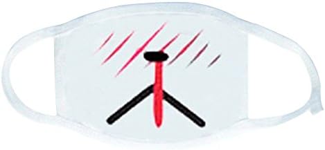 ESTD Anime Emoticon Anti-Dust Face Mask Kawaii Kaomoji Mouth Muffle White (style 12)