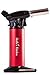 Culinary Torch For Cooking - Create Gourmet Meals and Delicious Desserts With Ease - Stylish Red Kitchen Blow Torch Is Safe and Easy To Use - Perfect for Creme Brulee, Searing Meat And Much More