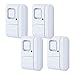 GE Personal Security Window/Door, 4-Pack, DIY Protection, Burglar Alert, Wireless, Chime/Alarm, Easy Installation, Ideal for Home, Garage, Apartment, Dorm, RV and Office, 45174, 4 Pack, Other, 4 primary