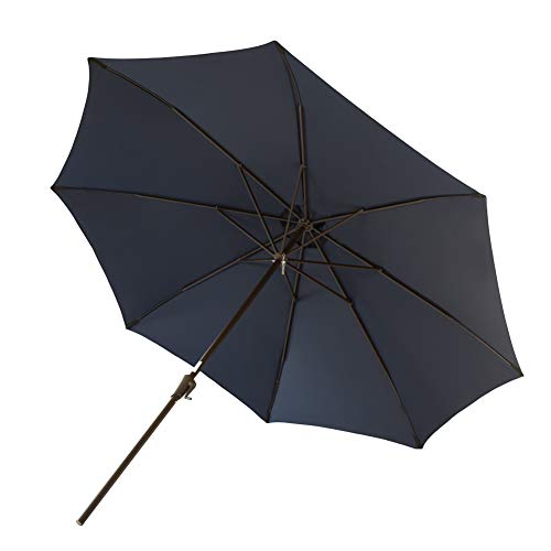 image for C-Hopetree 11 feet Round Patio Sun Shade Umbrella Crank Winder Fibergl