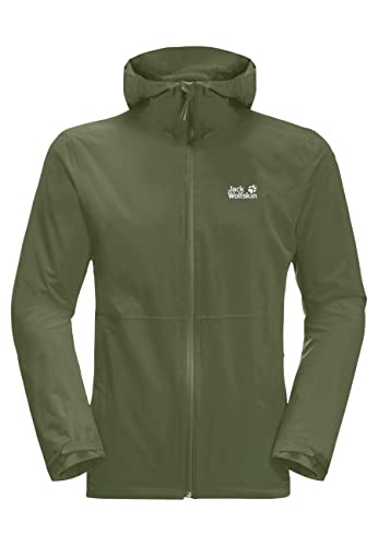 Photo 1 of Jack Wolfskin Men's Pack & GO Shell M, Greenwood, XL