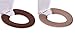 Hoocozi 2Pack Soft and Warm Thicken Toilet Seats Covers (Coffee / Light Coffee)
