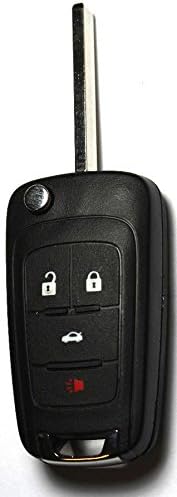 #207 NEW For Chevy GM Replacement Switchblade Flip Key 4 Buttons Remote Fob 13504200