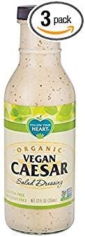 Follow Your Heart Organic Vegan Caesar Salad Dressing 335ml (Pack of 3)