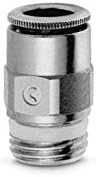 CamozziS6510 10-1/2 Male Stud, Push In Fitting, 10 mm Tube, 1/2" Thread (Pack of 5)