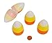 24 Candy Corn Halloween Treat containers - fill with candy or use as Halloween hanging decorations!