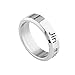 Bosunshine Kpop BTS Bangtan Boys WANNA ONE Member Accessories Titanium Birthday Ring Necklace (bts)