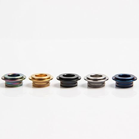 DIY-24H - Drip Tip Adapter von 810 auf 510 Anschluss Driptip RDA RBA RTA/SMOK - TFV8, TFV12 uva. Verdampfer (Schwarz)