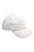 Glitzy Game Crystal Sequin Trim Women's Adjustable Glitter Baseball Cap WHITE