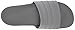 adidas Men's Adilette Comfort Slides Swim Shoe, Grey/Grey/Grey, 11