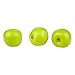 Juvale Apples for Crafts & Decoration - 2.7 x 2.2 x 2.5 in, Red & Green, 6-Pack - Realistic Artificial Fruit That Look Real - Decorative Fruit for Home Decor