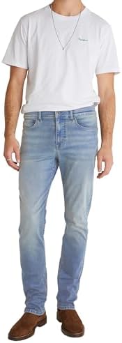 Herren Slim Hatch Jeans, Blau (Denim-3cb), 34 W/34 L