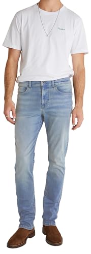 Herren Slim Hatch Jeans, Blau (Denim-3cb), 34 W/34 L